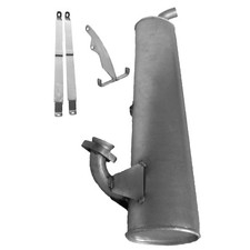 Edex Endtopf Auspuff für Smart Roadster 452 Coupe, Cabrio 0.7 (04/2003-11/2005)