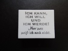 LaBlanche Stempel Spruch Ich kann ich will - La Blanche Silikonstempel