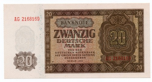 Banknote deutsche mark 1948 - banknote,