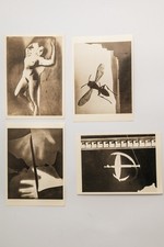 4 Postkarten von Man Ray - Akt