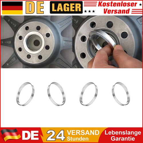 Aluminium zentrierringe - 4x,