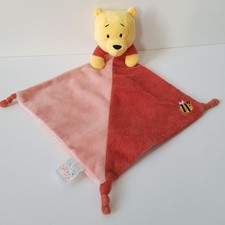 Disney Baby Winnie Pooh Bär Schmusetuch Teddy Schnuffeltuch Kuscheltuch Babytuch