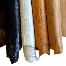 Nubukleder geprägt Reptil