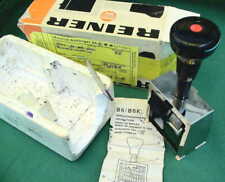 REINER B6 PAGINIERSTEMPEL Nummeriermaschine Büro Stempel Numbering Machine Stamp