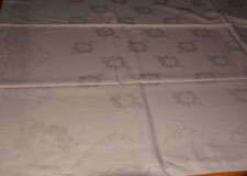 Altes Damast Tischdecke