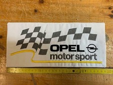 Opel Motorsport Aufnäher, Rückenaufnäher, Aufbügler, Patch