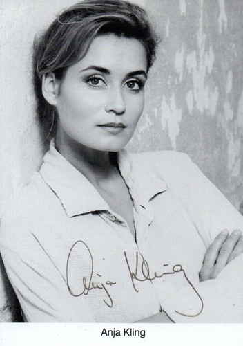 Autogramm anja kling - -,