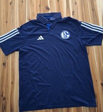 FC Schalke 04 Poloshirt Adidas Gr. L retro