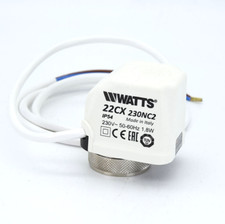 Watts Fußbodenheizung Stellantrieb 22CX230NC  stromlos geschlosse 230V M30 x 1,5