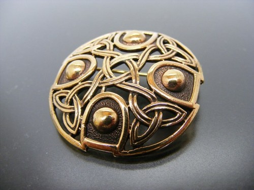 Keltische bronze brosche - keltische, fibel