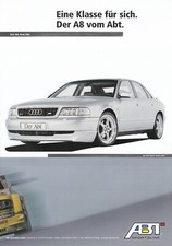 AUDI A8 ABT Tuning Felgen Prospekt Brochure 2002 J