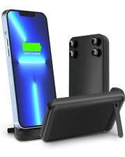 Gladgogo Akku Hülle, [10000 mAh] Zusatzakku Ladehülle Handyhülle für iPhone