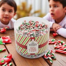 Bonds of London Mini Zuckerstangen Pfefferminz Geschmack Tube 250 x 5g Süßigkeiten Party