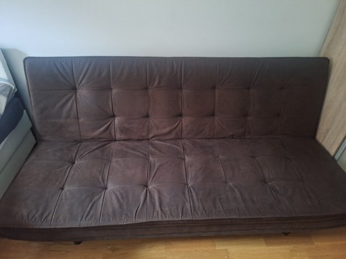 Tlg schlafsofa braun - 2-tlg.,
