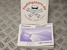 Buch Bedienungsanleitung Fahrerhandbuch Honda CBF 1000 SC58 EZ.06 37MFAC10