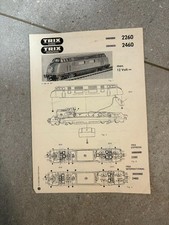 Trix H0 2260 2460 Katalog Broschüre Anleitung Sammler #co