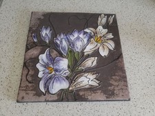 vintage Ruscha Wandplatte Bild