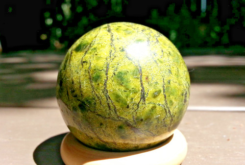 Serpentin kugel 115g grün - kugel,