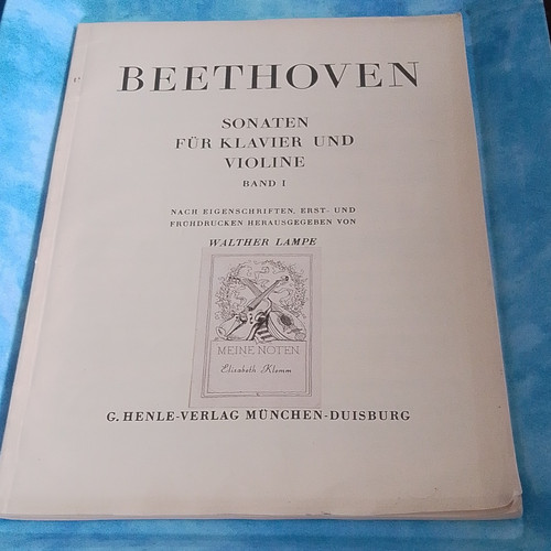 Henle verlag beethoven - g., henle-verlag