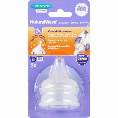 Lansinoh naturalwave sauger - naturalwave,