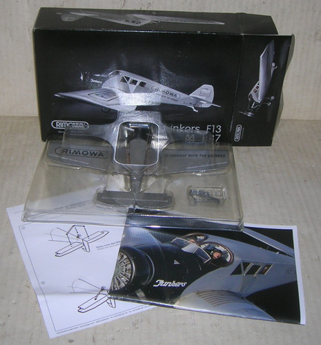 Herpa rimowa junkers f13 - junkers, m