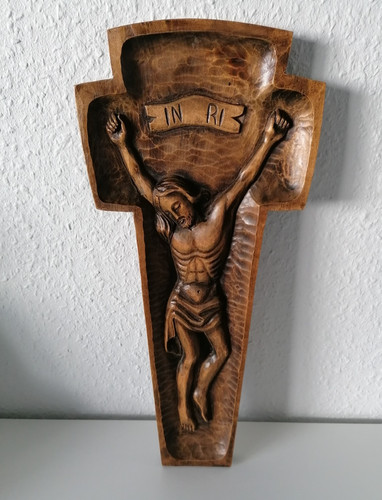 Holzkruzifix geschnitzt jesus - holzkruzifix,