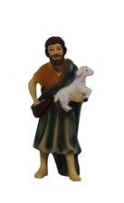 Krippenfiguren Schäfer mit