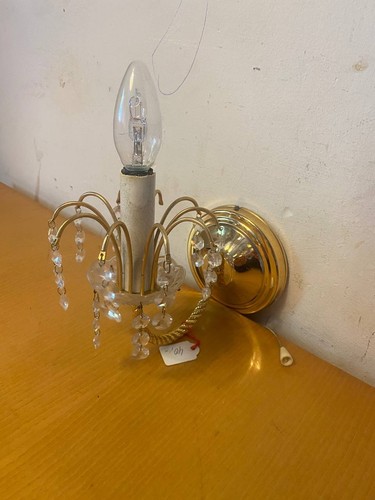 Vintage lampe wandlampe gold - vintage,
