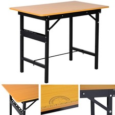 Werkbank 100x60x75cm Klappbar Werktisch Faltbar Linierter Arbeitstisch bis 100kg