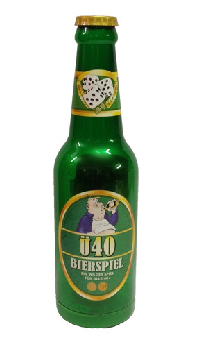 Bierspiel flasche über 40 - über,