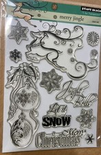 Penny Black Stempel Merry Jingle, Ungenutzt Weihnachtsstempel