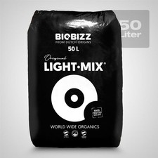 BioBizz Light-Mix 50 Liter Pflanzsubstrat Pflanzenerde Grow Erde LightMix 50 L