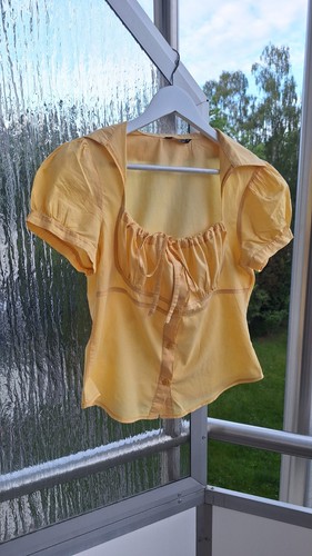 Butter yellow bluse - butter,