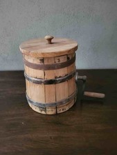 alte Butter Schleuder Butterfass Butterschleuder funktionsfähig. 