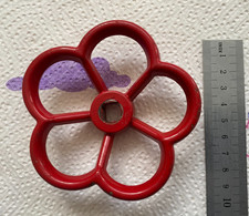 Alter, gebrauchter Dreher. Handrad. Ventilgriff. Kurbel. Kurbelrad - Aluminium.