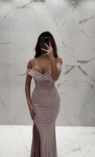 abendkleid 38 lang neu