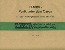 U 4000 - Panik unter dem Ozean ORIGINAL Umschlag SUPER