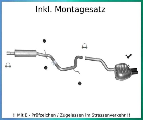 Auspuffanlage für golf - auspuffanlage,