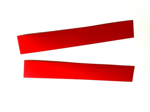 Rot reflektierend aufkleber - rot,