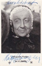 Margarete Haagen (Original-Autogramm auf alter Starpostkarte)