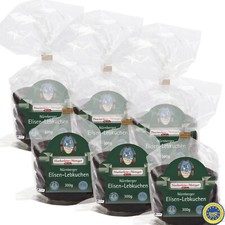 Haeberlein Metzger 33% Elisen  6x 300g Nürnberger schokoliert ElisenLebkuchen 