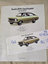 Vintag lot 1970 opel - lot, kadett