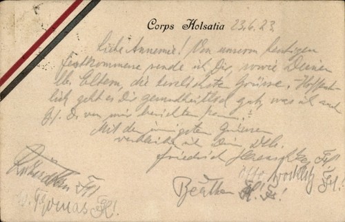 Studentika corps holsatia - ak,