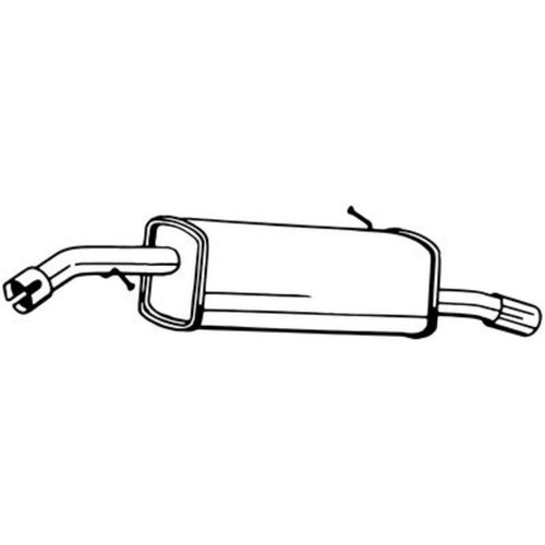 Endschalldämpfer bosal - endschalldämpfer,