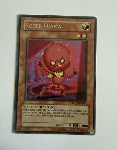 Tcg roter ojama - yu-gi-oh!,