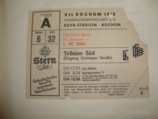 79/80 Ticket VFL Bochum 1. FC