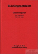 Buch: Bundesgesetzblatt -