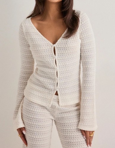 Strickcardigan wickelbluse - strickcardigan,