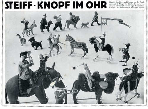 Steiff knopf ohr reklame - im,