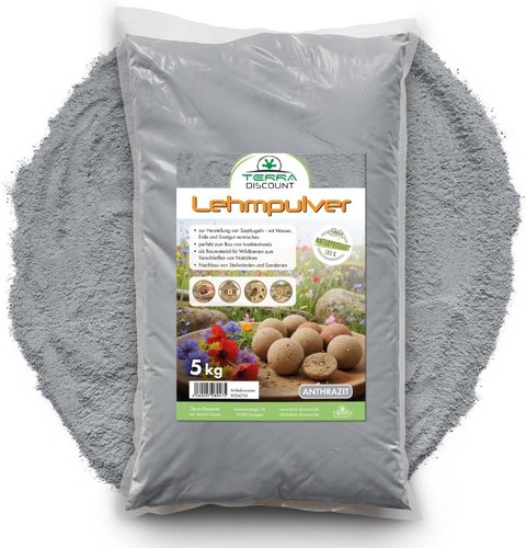 Naturlehm 5kg anthrazit